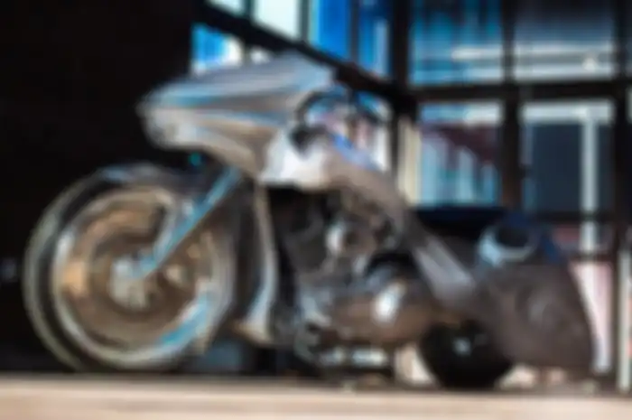 Modifikasi Harley-Davidson Electra Glide, aluminium bagger garapan AMS Garage