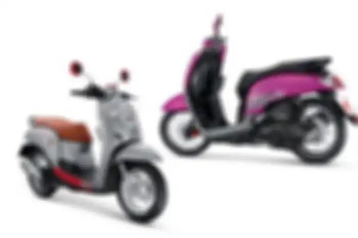 Honda Scoopy versi Thailand ada pilihan pelek jari-jari berdiameter 14 inci