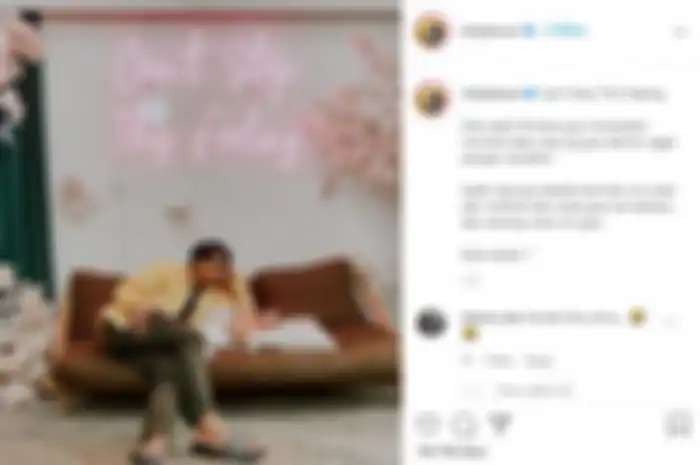 Potret Ricky Harun saat bersama putri bungsunya