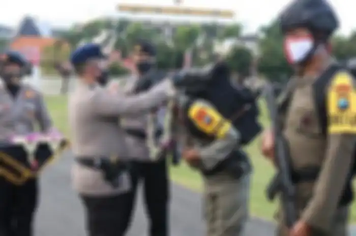 Kapolda Jatim mengapresiasi keberhasilan 200 anggota Satuan Brigade Mobil/Brimob Polda Jatim membekuk pentolan KKB
