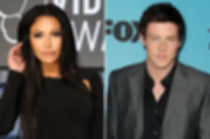 Naya Rivera (kiri) dan Cory Monteith (kanan)