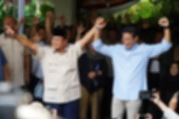 Sandiaga Uno bersama Prabowo Subianto