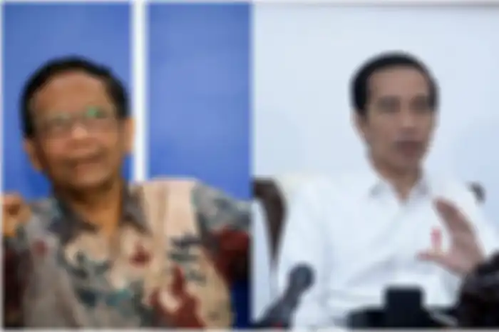 Mahfud MD dan Presiden Jokowi