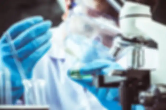 Ilustrasi peneliti melakukan pengembangan vaksin virus corona, covid-19, di laboratorium