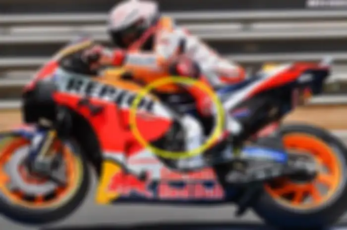 Pembalap Repsol Honda, Marc Marquez diam-diam menggunakan sasis baru di MotoGP Jerez 2020.