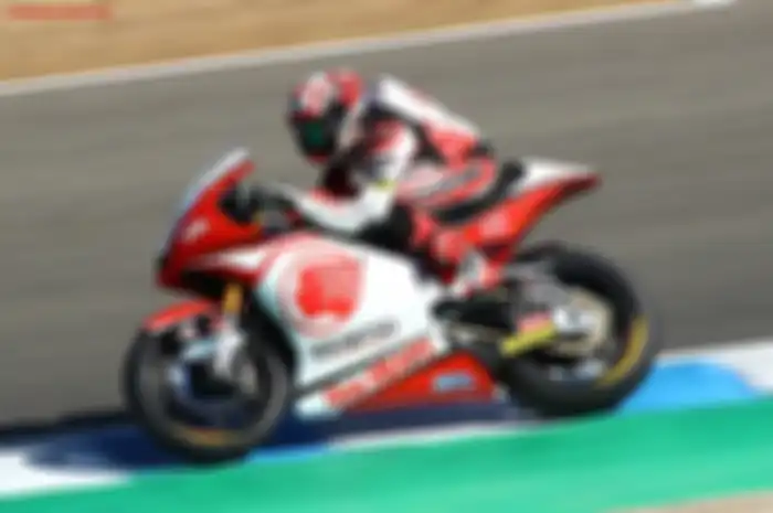 Andi Gilang berhasil masuk ke 20 besar dalam seri ketiga Moto2 di sirkuit Jerez, Spanyol (26/7).