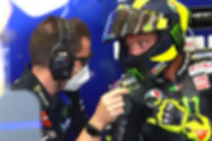 Ilustrasi. Cetak podium di MotoGP Andalusia 2020, Valentino Rossi sempat berantem, ada apa?