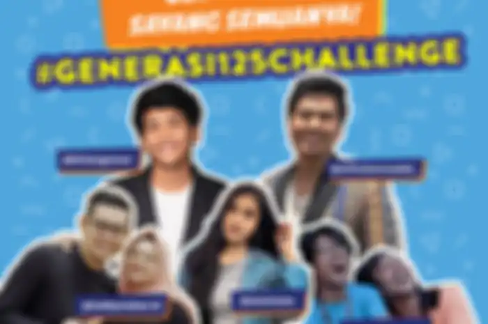 Artis sekaligus komika Bintang Emon bersama influencer Indonesia lainnya mengajak para bikers ikutan #Generasi125Challenge.