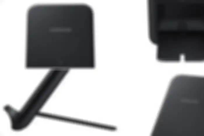 Bocoran wireless charger lipat milik Samsung yang dibocorkan oleh leakers @rquandt di Twitter.