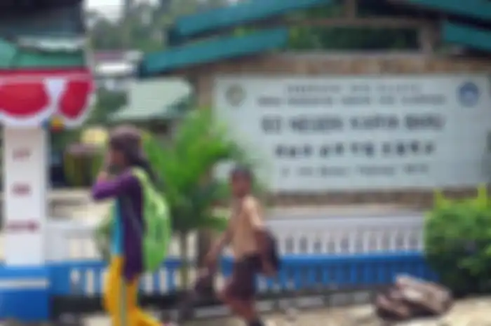 SD Negeri di kawasan Pasar Wajo, Baubau, Sulawesi Tenggara.