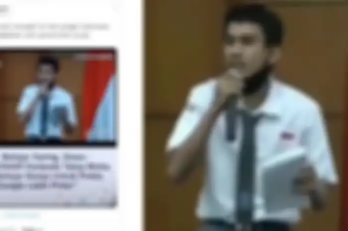 "Karena di sini ada yang habis absen tidur lagi. Karena seperti itu bu. Kita kurang efektif tidak seperti di sekolah," kata siswa itu dengan tegas.