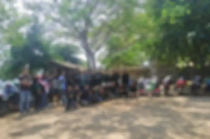 Sekitar 30 bikers dari klub motor Suzuki GSX Owner Indonesia (SUGOI) chapter Nganjuk mengadakan silaturahmi, (2/8/2020).