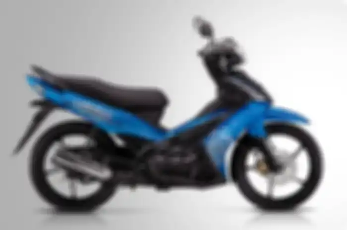 Motor aneh Yamaha Lexam. Bodi dan kaki-kaki ala motor bebek tapi mesinnya matic