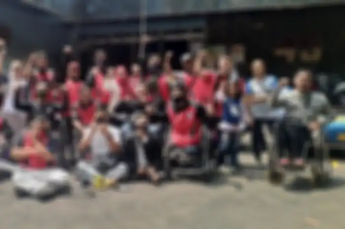 Keren, bersamaan HUT RI 17 Agustus Disabled Motorcycle Community riding bareng rayakan anniversarry ke 11.