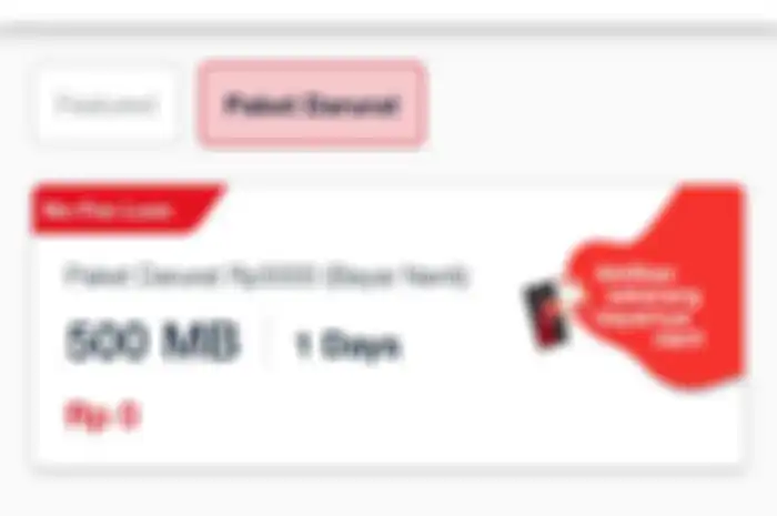 Ternyata Telkomsel menawarkan kepada pelanggannya untuk membeli paket data internet tanpa perlu ada pulsa.
