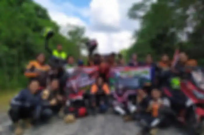 Kompak! YVCI Kalimantan gelar touring kemerdekaan RI ke-75 di batas negara.
