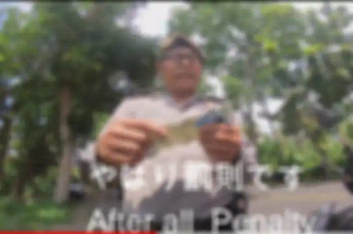 Video viral diduga oknum polisi tilang turis asal Jepang di Bali