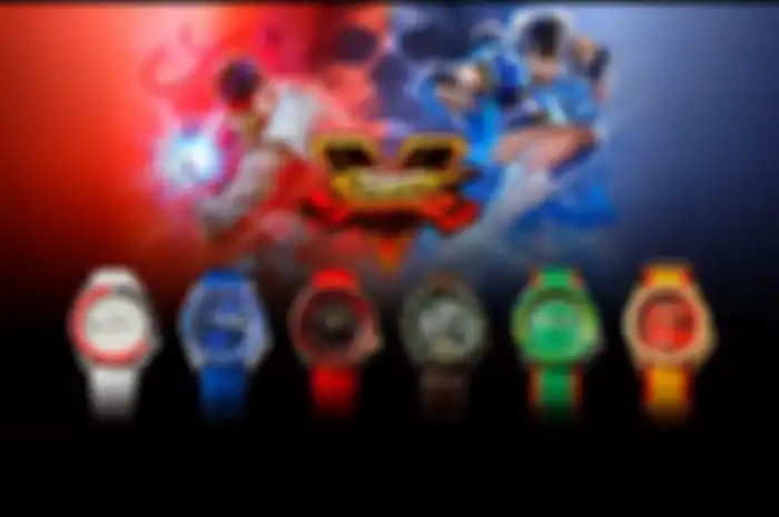 Deretan jam tangan Seiko yang terinspirasi dari karakter Street Fighter.