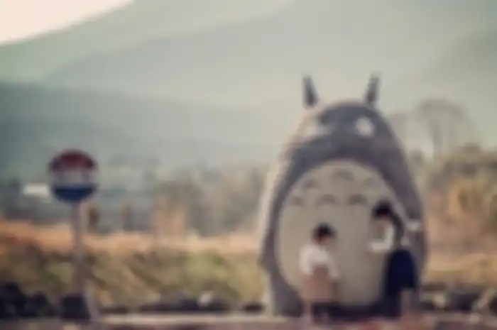 Halte Totoro di film Ghibli sengaja dibuat oleh pasangan lansia di Jepang untuk para cucunya