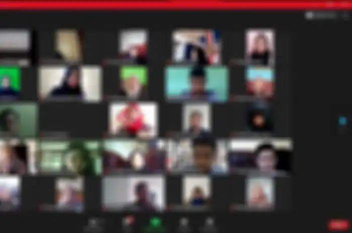 Ilustrasi seminar melalui aplikasi Zoom. Jarang yang tahu begini cara pakai Zoom tapi kuota internet tetap hemat.