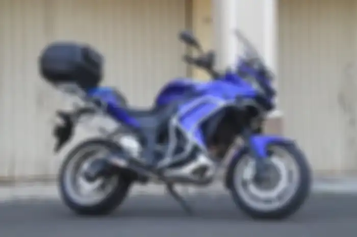 Modifikasi Yamaha R25 jadi motor adventure, malah mirip Yamaha Tracer