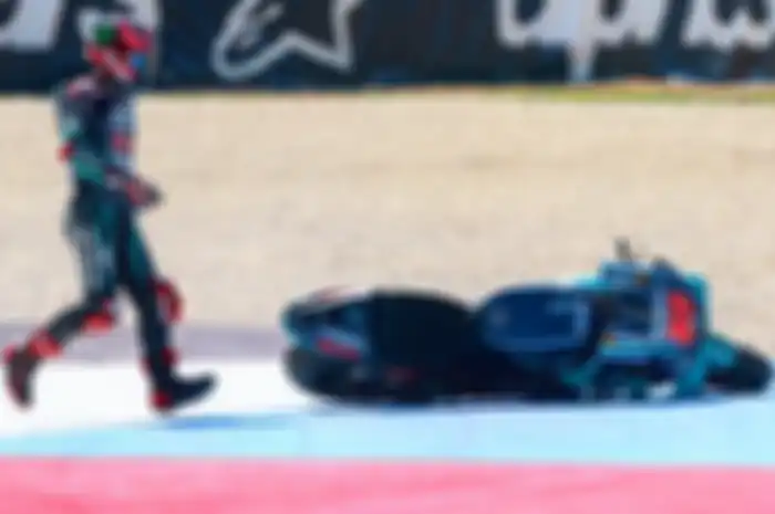 Terungkap, hal ini yang membuat pembalap Petronas Yamaha SRT, Fabio Quartararo dua kali terjatuh di MotoGP San Marino 2020.