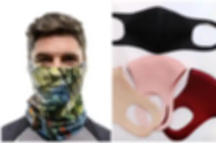 Bikers harus tahu, pakai masker scuba atau buff tak disarankan saat naik KRL, memangnya kenapa?