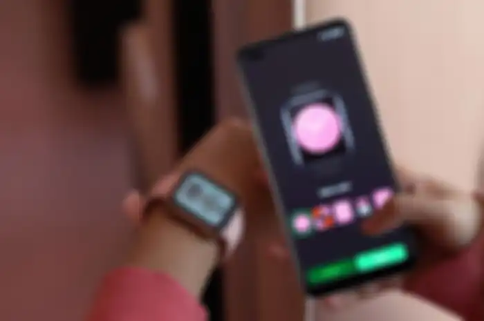 Tampilan warna antarmuka OPPO Watch