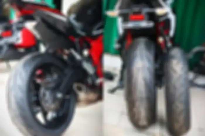 Kawasaki Ninja ZX-25R pakai pelek belakang Z900