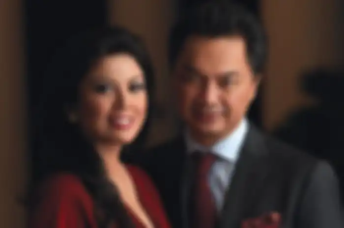 Dino Patti Djalal dan istrinya, Rosa Rai Djalal