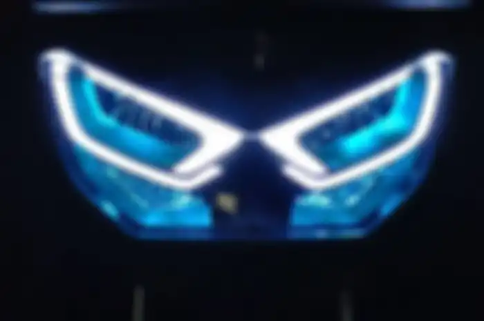  Lagi demam modifikasi DRL di headlamp All New NMAX, tampang makin serem mirip burung hantu.