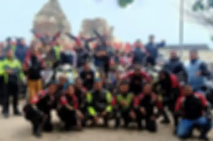 Pecah perhelatan turjib (touring wajib) ke-3 ARCI Sukabumi, seru-seruan bareng di Pantai Sawarna.