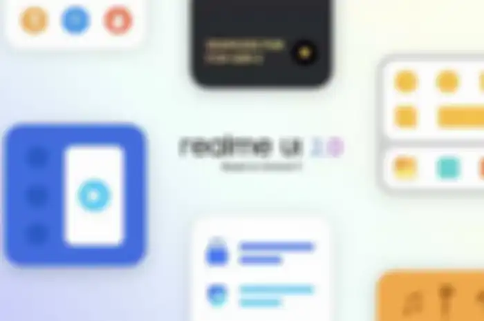 Ilustrasi tampilan Realme UI 2.0