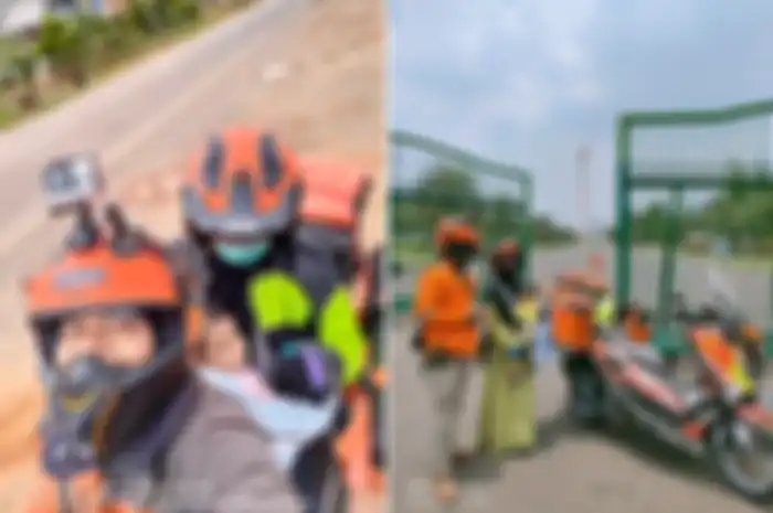 Mantan driver ojol bawa keluarga naik Yamaha NMAX dari Batam sampai Jakarta