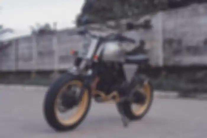 Yamaha Scorpio berubah tampang, usung modifikasi gaya street scrambler