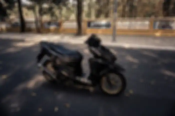 Honda Vario 150 sangar ditempelin serat karbon di hampir sekujur bodinya.