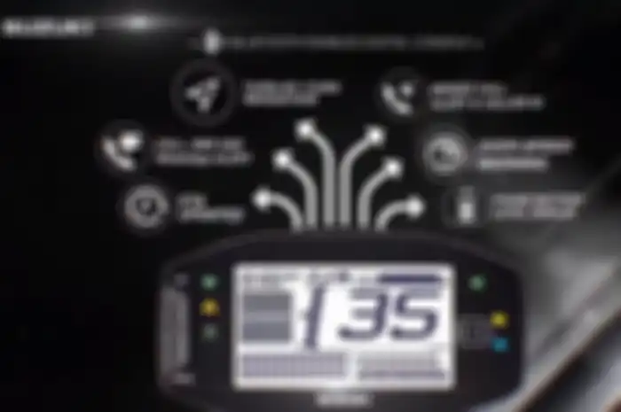 Speedometer motor Suzuki sekarang bisa konek HP berkat Ride Connect