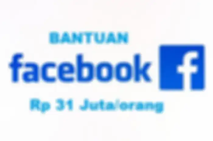 Ilustrasi bantuan facebook Rp 31 juta per orang untuk modal usaha