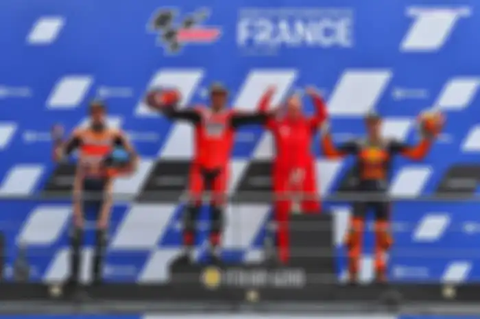 Podium MotoGP Prancis 2020 jadi salah satu ronde dari 6 ronde MotoGP yang juaranya tidak start dari posisi paling depan atau pole position