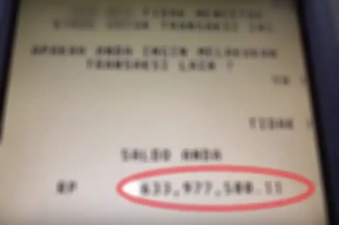 Ilustrasi saldo ATM mendadak bertambah karena bantuan pemerintah