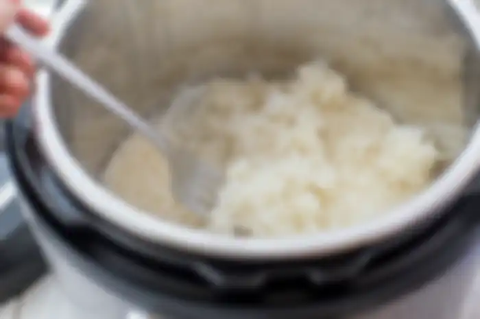 Menghangatkan nasi