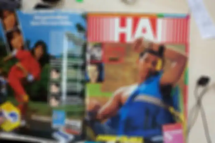 Sandiaga Uno ketika menjadi model cover majalah Hai 