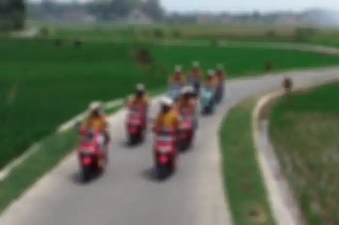 Lestarinya alam Bandung Selatan sekaligus pembuktian motor matic 125cc Yamaha.