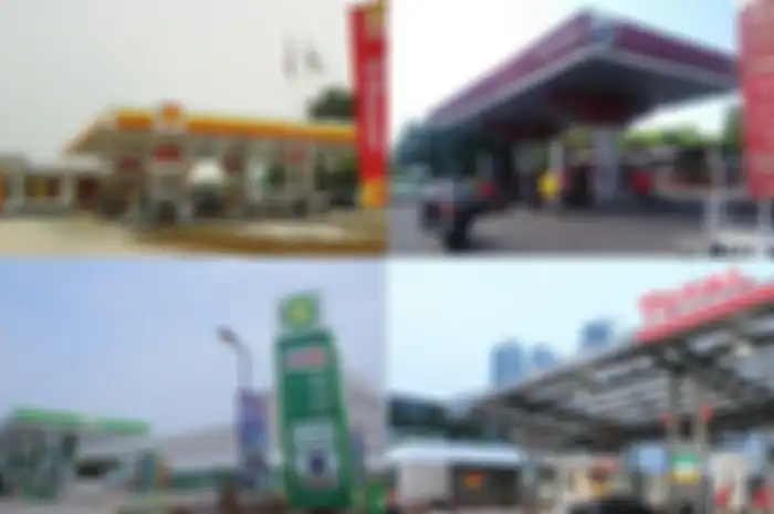 Adu harga bensin Pertamina dan swasta,termasuk Shell, BP-AKR, Total, dan ViVo.