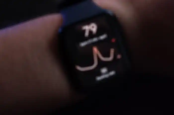 Tampilan Hear Rate monitor Oppo Watch