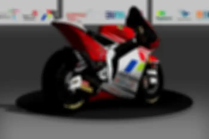 Livery motor tim Moto2 Indonesia (Mandalika Racing Team), Triumph Street Triple.