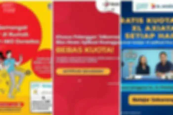 Ilustrasi paket internet Telkomsel, XL, dan lain-lain, murah meriah!