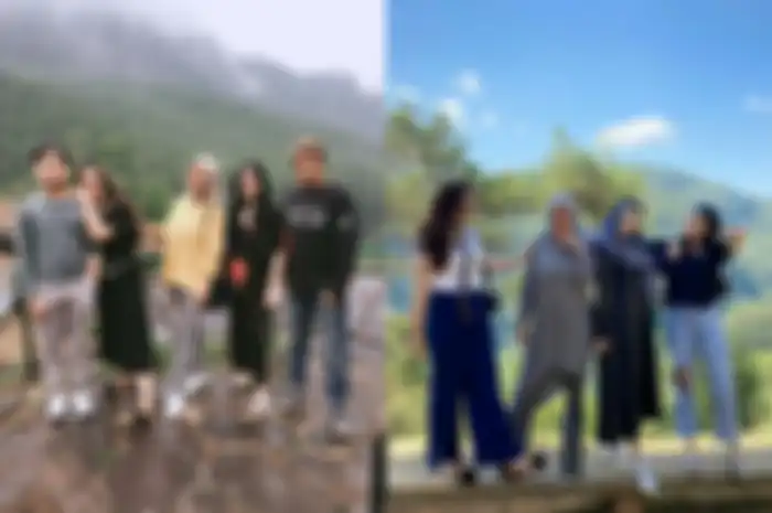 Harry Nugraha berlibur bersama keluarga barunya dan Mulan Jameela