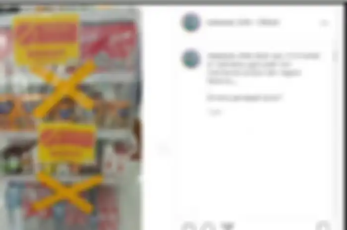 Tangkapan Layar Foto Minimarket Boikot Produk Prancis 