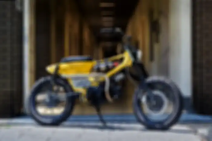 Modifikasi SYM bergaya BMX